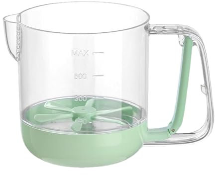 Tazza multifunzione per mescolare uova, tazza per panna pressata a mano, miscelatore manuale multifunzionale, gadget da cucina per cuocere e cucinare, robusto, 16,2 x 12,2 x 11,5 cm