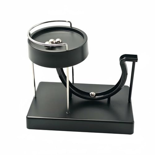 FytStycale Machine à Billes Mouvement Continu Boucle Infinie Circuit à Billes Automatique pour Maison, Noir