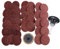 75mm druckluft stabschleifer schleifteller VÉZAAR Schleifscheiben bohrmaschine schleifaufsatz 24 36 60 80 120 Körnung mit 6mm Schaft Dorn 50 Stück