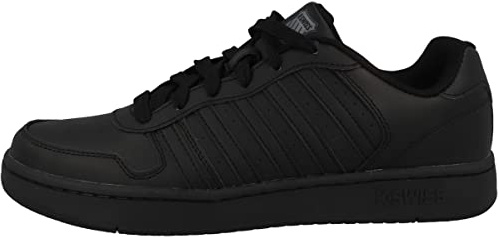 K-Swiss Herren Court Palisades Turnschuh, Schwarz, 42.5 EU