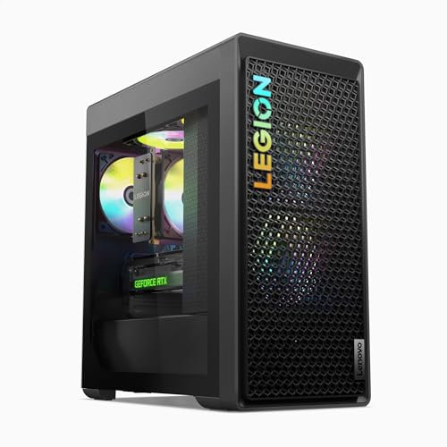 Lenovo Legion Tower 5i (8. Gen) Gaming Desktop PC | Intel Core i7-13700F | 32GB RAM | 1 TB SSD | NVIDIA GeForce RTX 4070 Ti | Win11 Home | QWERTZ | grau | inkl. Tastatur & Maus | 3 Monate Premium Care