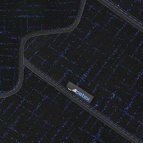 PETEX MODERN Autoteppich Premium Passform vorne und hinten blau 4-teilig