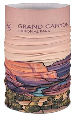 Buff CoolNet UV Neck Gaiter, Balaclava, Bandana, Face/Ski Mask For Adult with UPF 50 Sun Protection, One Size, Grand Canyon National Park