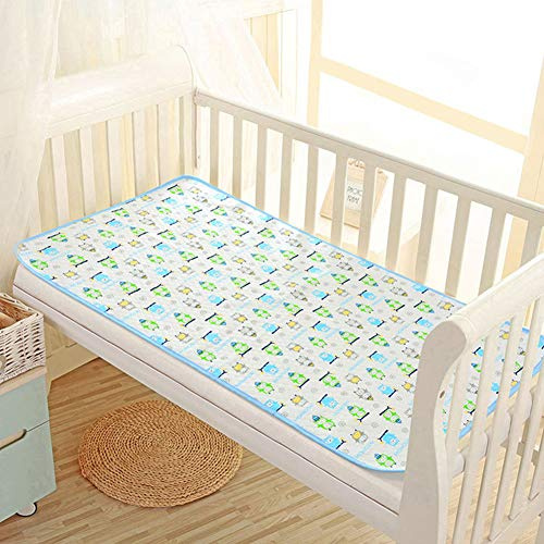 Matelas à Langer Portable Absorbant Coussin d'Incontinence Imprimé Imperméable Tapis de Soins Lavable Tapis de Lit Menstruel Réutilisable Tapis de Couche Respirant Produit pour Bébé