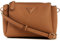 GUESS Noelle Triple Compartment Crossbody, Sac à bandoulière Femmes, Beige, Taille Unique
