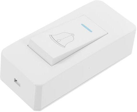 SHINEOFI High Power Doorbell Switch Reliable Push Button Controller for Home Office Weatherproof Chime Cover for Cabinets Space-efficient Design