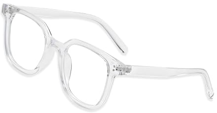xianshi Blaulichtfilter Brille, Transparent Computerbrille PC Gaming Schutzbrille Damen Herren