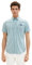 TOM TAILOR Herren 1036223 Slim Fit Kurzarm-Hemd, 31807-Turquoise Navy Check, XL
