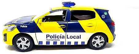 PLAYJOCS GT-8171 Polizeiauto aus Metall, Spielzeug für Kinder und Sammler.