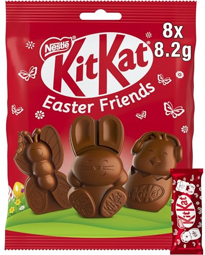 NESTLÉ KITKAT figuritas de chocolate con leche Pascua 15 unidades de 65g