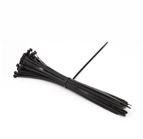 Cables Trenzado Manguito Bridas for cables de nailon, alambre de bucle de plástico autoblocante, correa envolvente negra/blanca, correa de tensión for sujetar cables con cremallera, brida for cables r