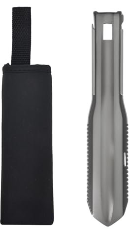 Camping Schaufel,Titan Handschaufel,Titan Outdoor Camping Schaufel,Ultraleichte Backpacking Kelle Schaufel für Outdoor-Wandern, Camping, Rucksackreisen