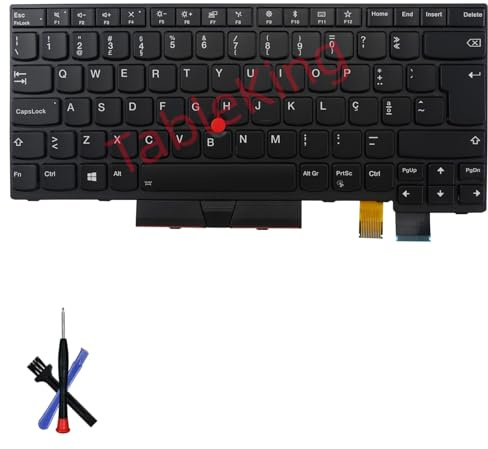 Table-King Clavier de Remplacement rétroéclairé Applicable Lenovo Thinkpad T470 T480 A475 A485 (Portugais)
