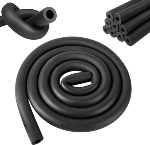 Rörisolering Ø 22 mm, rörisolering, skum 1,8 m, rör, isoleringsrör, 9 mm, isoleringsrör, svart, skumrör för uppvärmning, sanitär