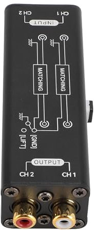 Marhynchus Aisolador de Ruido de Bucle de Tierra Enchufe y Reproduce el Aislador de Señal de Sonido para Estaciones de Televisión y Estaciones de Radio