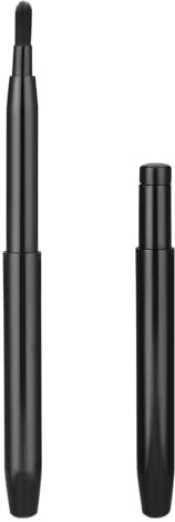 2 Pack Retractable Lip Brush for Lipstick, Lipstick Brush Lip Liner Pencil Brushes Flat Lips Balm Applicator Travel Lipliner Brushes for Lipsticks, Lipgloss, Eyeshadow Travel