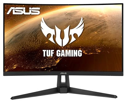 ASUS TUF Gaming VG27WQ1B - 27 Zoll WQHD Curved Monitor - 165 Hz, 1ms MPRT, FreeSync Premium, AdaptiveSync, ELMB Sync, HDR10 - VA Panel, 16:9, 2560x1440, DisplayPort, HDMI, Speaker