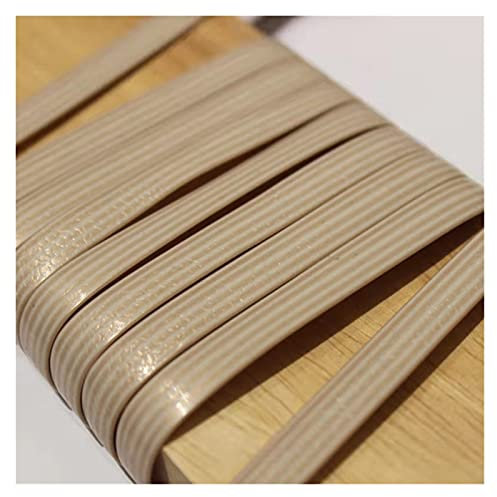 WWQQ 8MM*65M Kunststoffgeflechttes Rattan-Reparaturmaterial für Gartenmöbel, langlebiges Korbgeflecht, Sitzbank, Tisch, Reparatur-Set (Farbverlauf) (Color : L, Size : 8mm)
