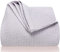 LAYNENBURG Premium Tagesdecke 240 x 260 cm XXL - Waffelpique 100% Baumwolle - leichte Wohndecke Waffeloptik - Baumwolldecke als Bett-Überwurf, Sofa-Überwurf, Couch-Überwurf - Sofa-Decke (grau)