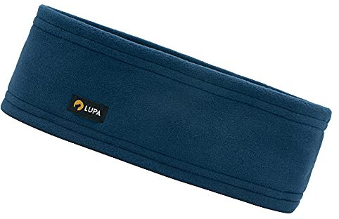 Lupa Handmade Unisex Triple-Layer Micro Fleece Headband - Headband Ear Warmer - Ear Warmers for Women & Men - Ears Cover (Spirit Navy)