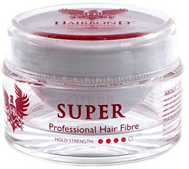 Hairbond United Kingdom Super Professional Hair Fibre (100ml) mens premium hair wax STRONG HOLD and EXTRA MATTE!!