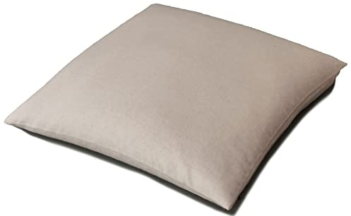 Giraffenland Cuscino con spelte di farro bio 40x40cm, flanella biologica con spelte di farro bio, direttamente riempito