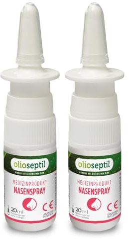 OLIOSEPTIL - Spray Nasal - Dégage et assainit le nez - Soulage la congestion nasale - Facilite l'évacuation des mucosités - Aux Huiles Essentielles - Dispositif Médical - Lot de 2