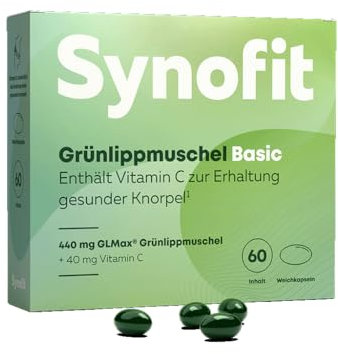 Synofit Grünlippmuschel Basic 60 stk 440 mg GLMax® Grünlippmuschel