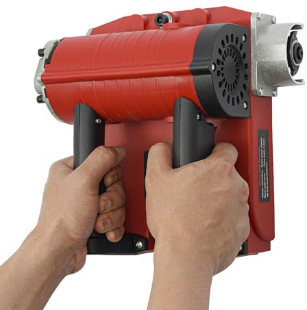 HAPPCUCOE Electric Wall Planing Machine,4580W Concrete Shovel Shovel Wall Machine,Adjustable Planing Depth, 110V Electric Power Shovel Wall Machine 3500RPM (Red)