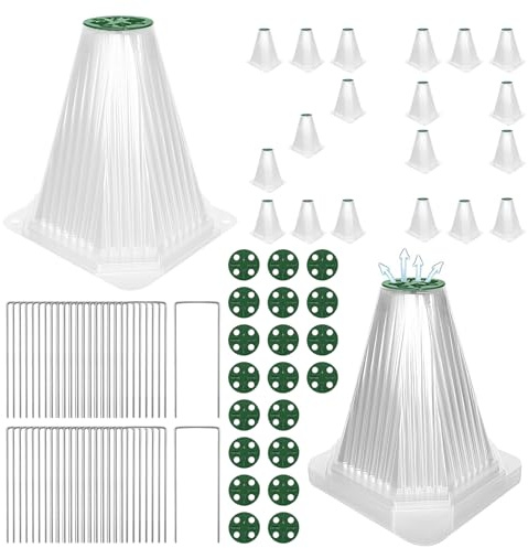 Campanas De Jardín Para Plantas - Protectores De Plantas En Forma De Campana | Reutilizable Con Agujeros De Ventilación Y Estacas De Tierra Para Tomate Fresa Jardín De Flores Invierno