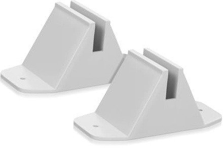 Toddmomy Bases para Valla de Plástico Soporte Antivuelco Color Claro para Jardín Kit 2 Unidades Accesorios para Cercas Pequeñas Uso Exterior Duradero y Estable