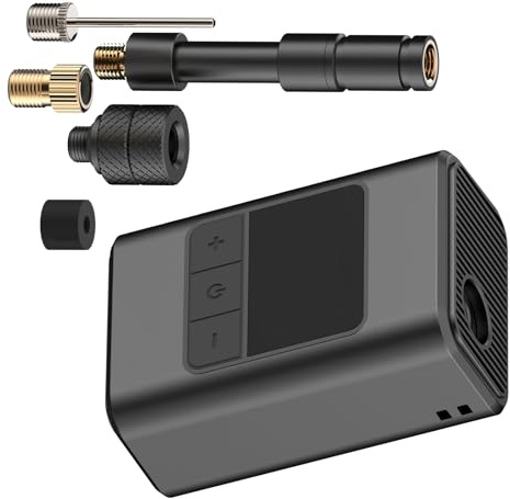 XIAOQENAN Biciclette ricaricabili Pompe di Aria 4 Ugelli Pressione Regolabile Sensori Smarted Tecnologia Per Attrezzatura Da Campeggio Doppio Motore Pompe Aria Campeggio