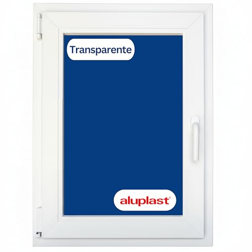 Ventana PVC Reforzada 700x1000 Blanca | Oscilobatiente Izquierda | Cristal Climalit Transparente | Perfil Aluplast | Entrega 24/48h