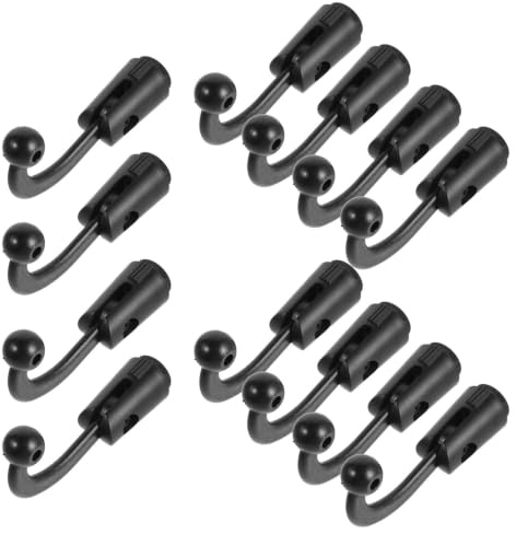 FUNNETOYU 12 St Mikrofonskruv för Boomarm Plast Metall Ergonomisk Kulled med Gängad Justeringsknopp och Adapter Stabil Mikrofonskruvmontering för Studio och Podcasting