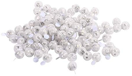 GOTOTOP LED Ballon Licht 100PCS LED Flash Ball Lampe für Papierlaterne Ballon Licht Party Hochzeitsfeier Dekorationen(Weiß)