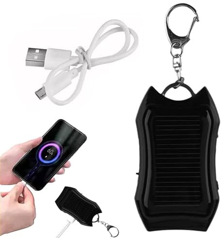 Banco De Energía Solar 1500mAh, Cargador Solar Portátil USB Panel Solar Para Exteriores Con Linterna LED, Carga Rápida Inalámbrica Batería De Camping, Cargadores Solares Para Teléfono Móvil Y Tabletas