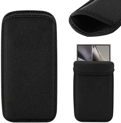 2PCS Pochette de Téléphone Portable en Néoprène Homme, Sacoche Universelle Antichoc Étui pour Téléphones Chaussette pour Samsung S25 Ultra Sony Xperia 1 Xperia 10 Plus Huawei Mate 20X, 10.5cm x 19.5cm