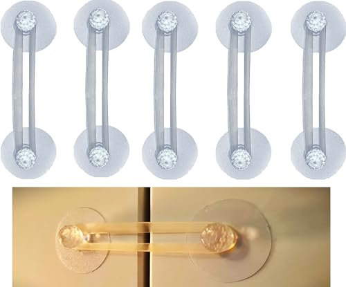 Kindersicherung 5er-Set – Universelle Sicherung für Schubladen, Schränke, Türen & Fenster – Einfache Montage, Baby- und Kinderschutz