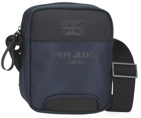 Pepe Jeans Bromley Bandolera Pequeña Azul 15x19,5x6 cms Poliéster by Joumma Bags