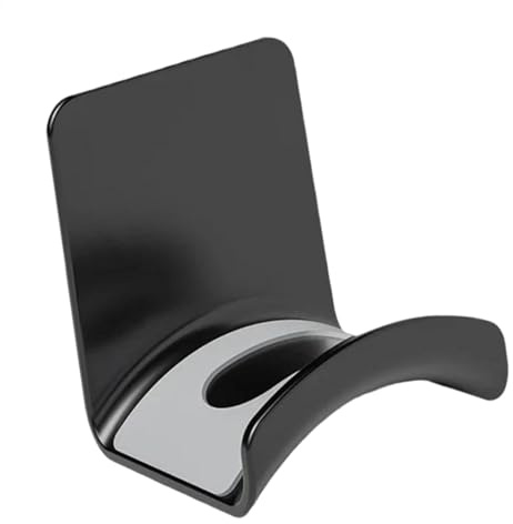 Supporto da parete per cuffie – Gancio adesivo per cuffie da scrivania | Supporto da parete per cuffie | Supporto pieghevole per cuffie | Gancio per cuffie | Gancio per cuffie per dormitorio domestico