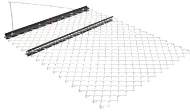 VEVOR Rastrillo de Arrastre de Acero Q235 Rastrillo de Cadena 121,9 x 152,4 cm Accesorios para Tractores UTV para Nivelar Paisajes Césped Rastrillo Duradero para Caminos de Grava, Granjas, Jardines
