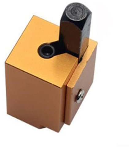 90° Right Angle Woodworking Chisel, Spring-Loaded Corner Mortising Tool for Hinge/Door Lock Recesses, Cabinet Making & Picture Framing, Self-Aligning Metal Chisel(Gold)