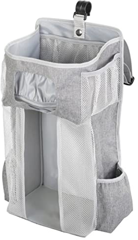 Organisateur suspendu pour berceau de bébé, support d'empilage de couches capacité, sac rangement pour pépinière, sac à couches suspendu, organisateur, caddie, rangement lit, berceau