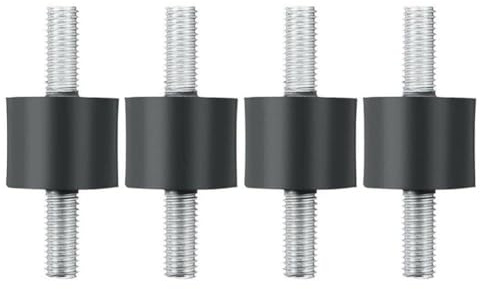 FACAIIO Rubber Buffer Set with for Metal Core Vibration Damper for M5 for M6 for M8 Thread Silent Block 4-Pack for Air Compressors for Diesel Engines