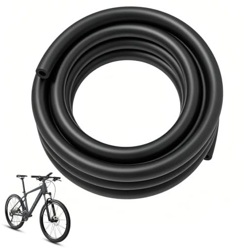 Manchon en mousse pour cadre de vélo noir de 1,6 M, amortisseur interne, câble de frein de protection et tuyau hydraulique jusqu'à 6 mm, léger, durable et silencieux， idéal pour routage interne des