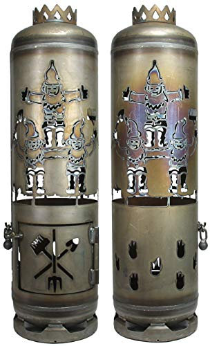 Feuerstelle Feuertonne Zwergen - Pyramide Gartenzwerg Heinzelmännchen