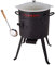 rukauf. Set Utschak, 32 cm + 7 Liter Kasan Kazan aus ALU + Schaumlöffel/Feldküche Gulasch-Kessel Feuer-Ofen Outdoor