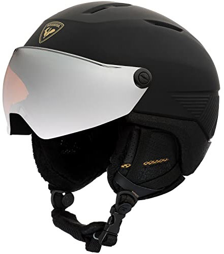 Rossignol Damen Fit Visor Impacts W Black skihelm, Schwarz, M-L