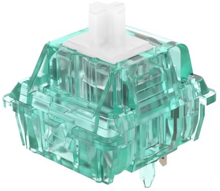 DUROCK Silent Shrimp Switches, Silent T1 Tactile Switches 67g, 5 Pins Pre-Lubed MX Silent Keyboard Switches Silent Shrimps, 70pcs