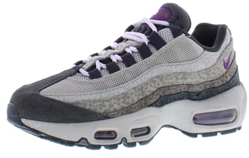 Nike Sneaker Air Max 95 Donna, Antracite Viotech, 7